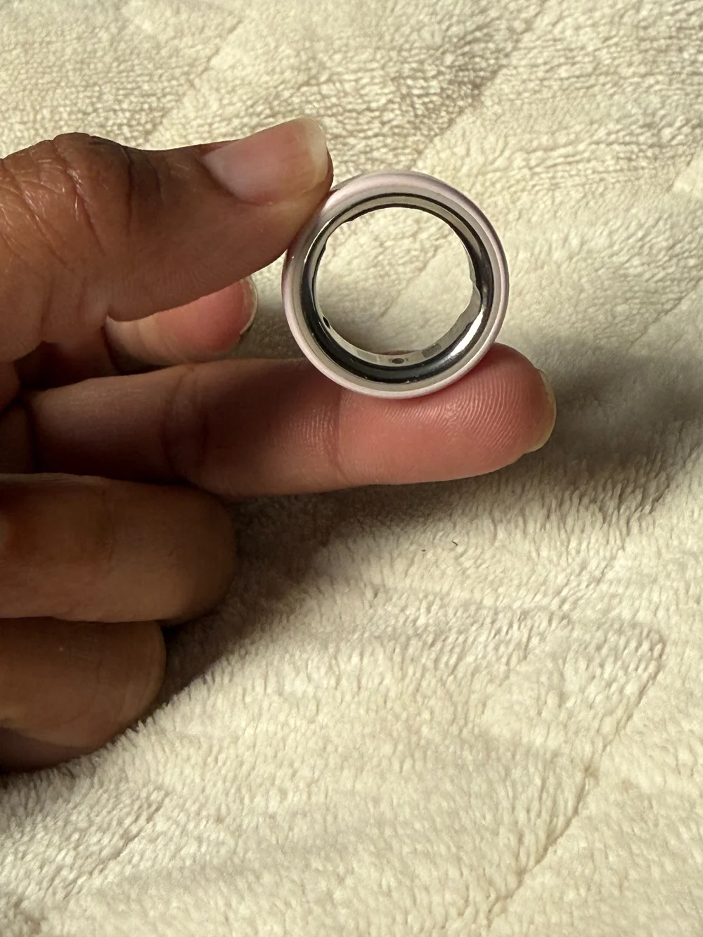 Oura Ring 4 Ceramic – Petal Pink | Size 6 | Like New